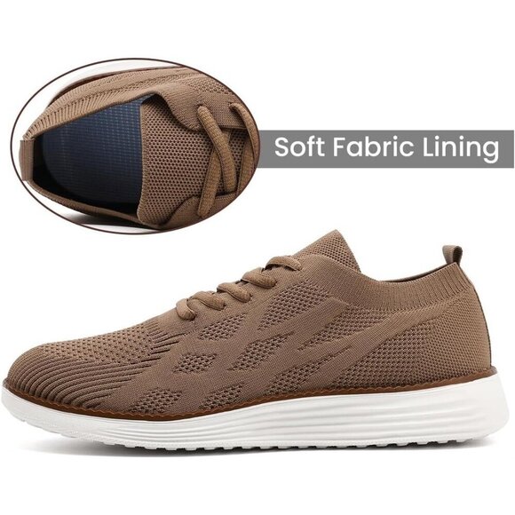 Mens Slip On Sneakers Walking Tennis black Shoes Running Gym Athletic Non Slip main image 5